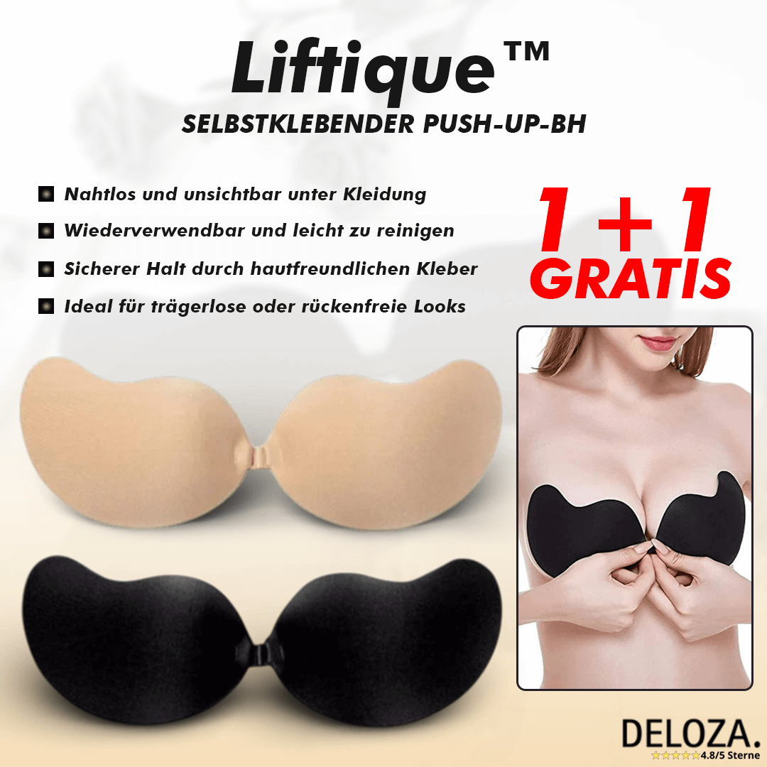 Self-Adhesive Push-Up Strapless Bra