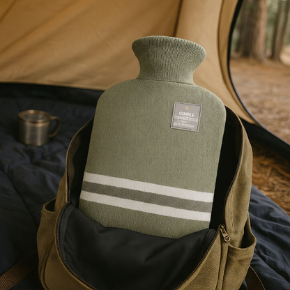 2L Hot Water Bottle with Knit Cover