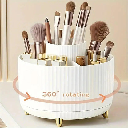 360° Rotatable Make-up Organizer with 5 Compartments