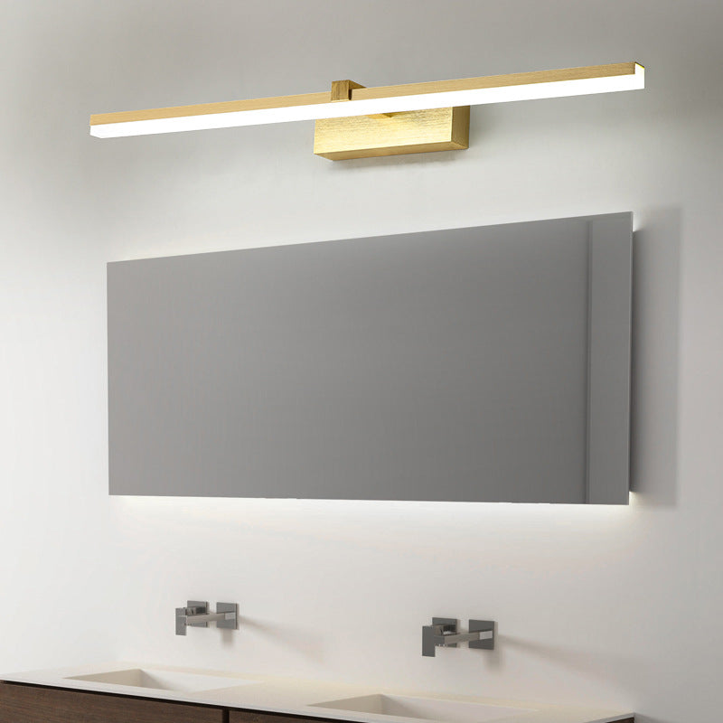 Golden LED Bathroom Lamp Modern Design