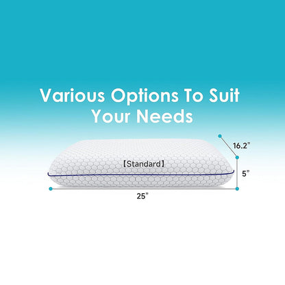 GeliPillex Cooling Gel Memory Foam Pillow