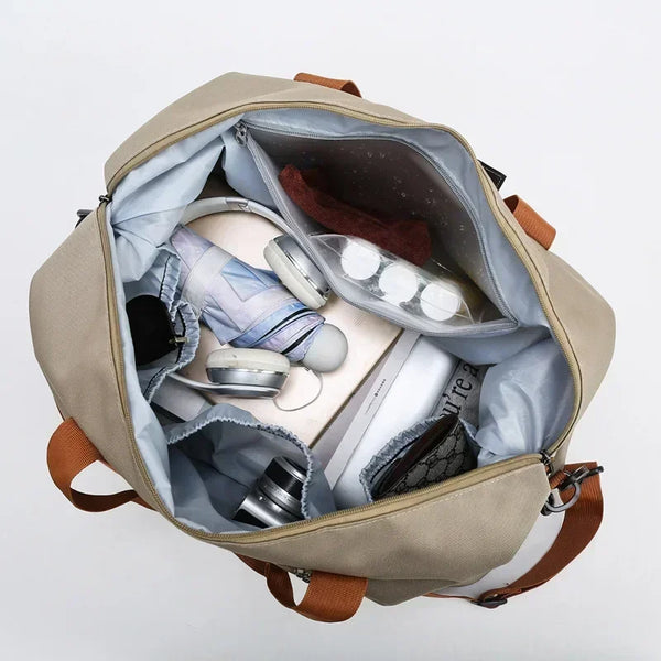VOLARIS Fitness Travel Bag with Wet and Dry Separation