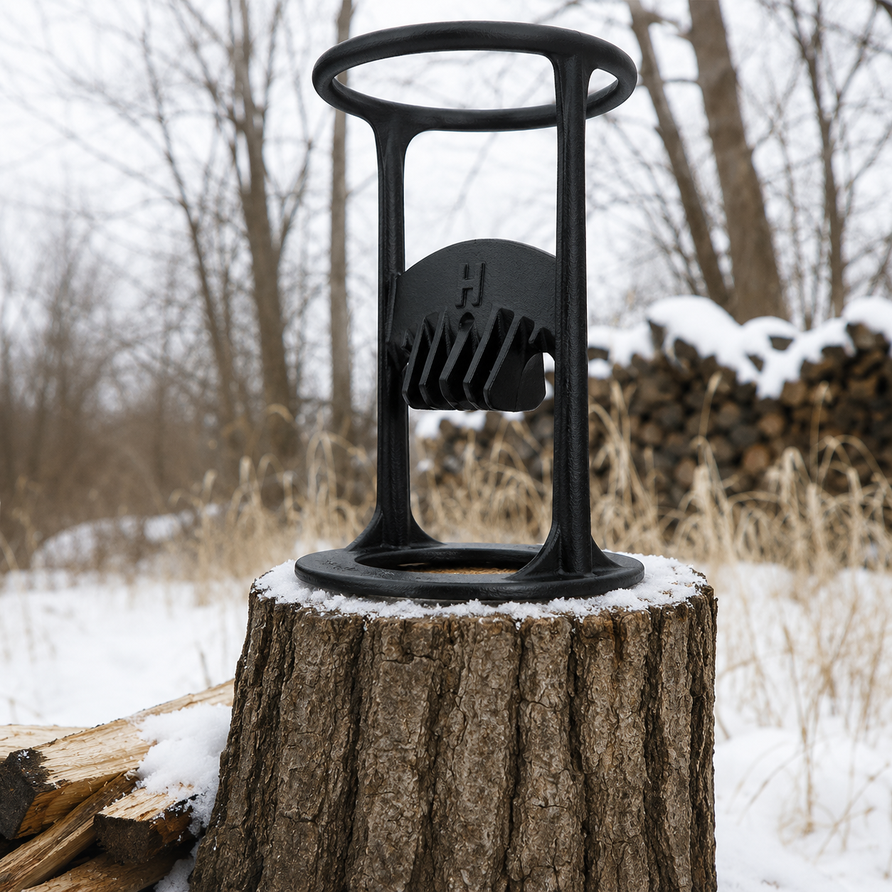 Cast Iron Wood Splitter – Safely Split Firewood