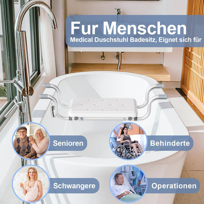 Adjustable Bathtub Seat with Aluminum Frame