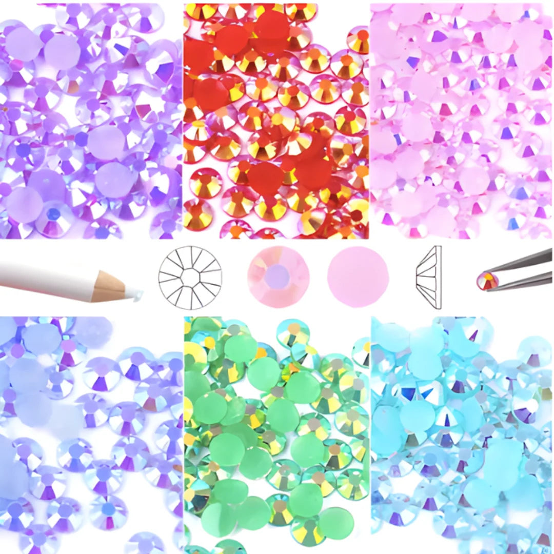 StarlitePop™ Flat Rhinestones — Add Magical Sparkle to Your DIY Projects That Captivates Every Eye!