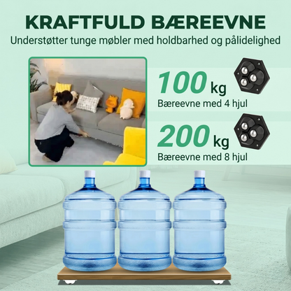 TriGlide 360° Furniture Casters with Ball Bearings