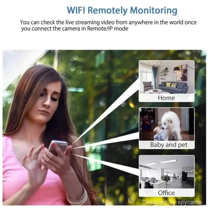 Mini wireless Wi-Fi surveillance camera