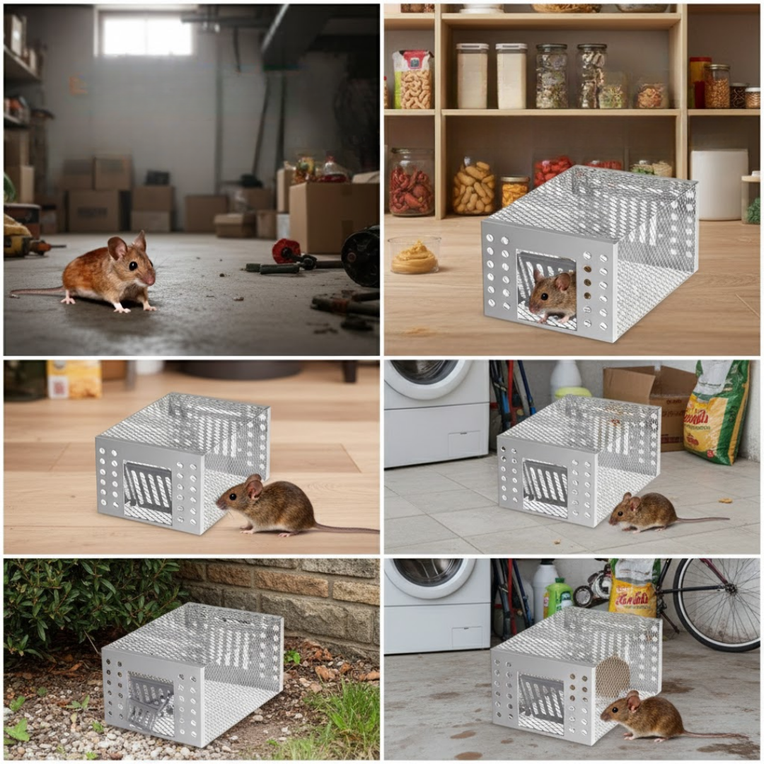 Automatic Mouse Trap with Multiple Catch