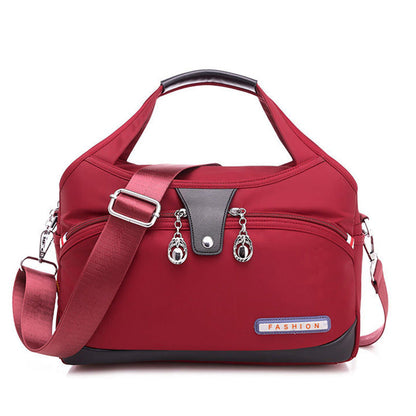 Nylon Crossbody Bag with Anti-Theft Protection