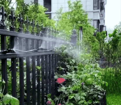 Irrigation kit with hose & valves