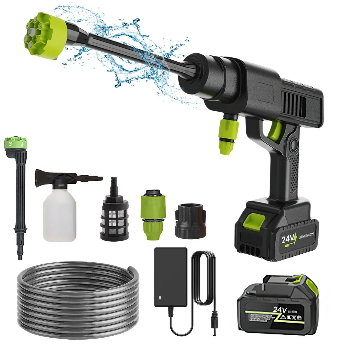 TurboJet™ High-Pressure Cleaner — Effortless, Scratch-Free Cleanliness Released Anywhere