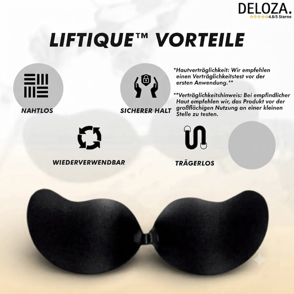 Self-Adhesive Push-Up Strapless Bra