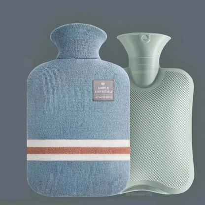 2L Hot Water Bottle with Knit Cover