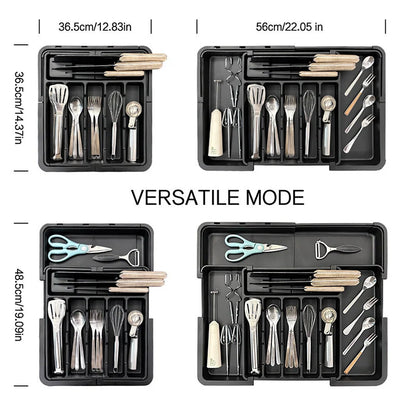 Expandable Drawer Organizer for Cutlery