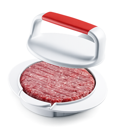 Burger press for uniform patties