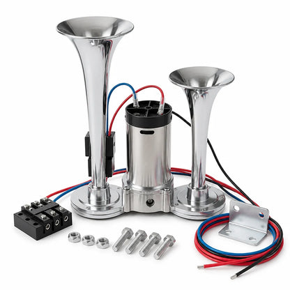 130dB Dual-tone Air Horn with Compressor (12V)