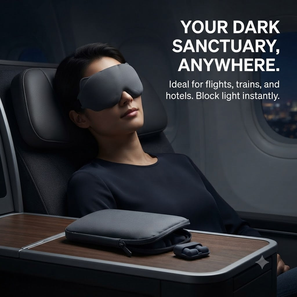 3D-Form Sleep Mask for Effective Darkness