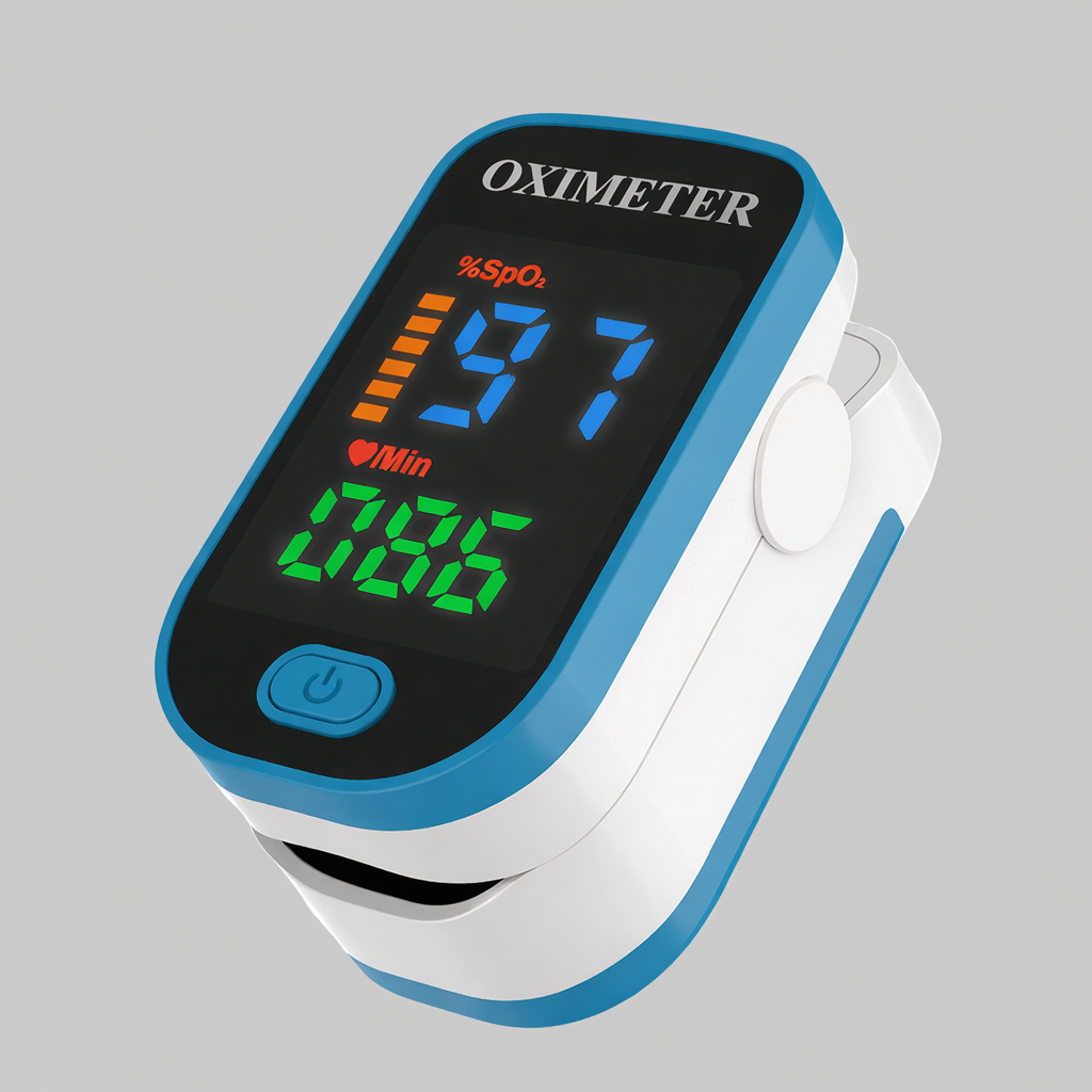 Digital Finger Pulse Oximeter with LED Display