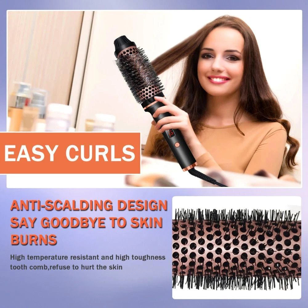 3-in-1 Thermal Curling Brush with Ion Technology
