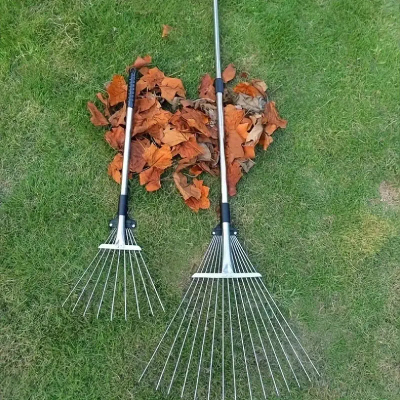 FlexiReach Telescopic Rake – Gardening Without Back Strain
