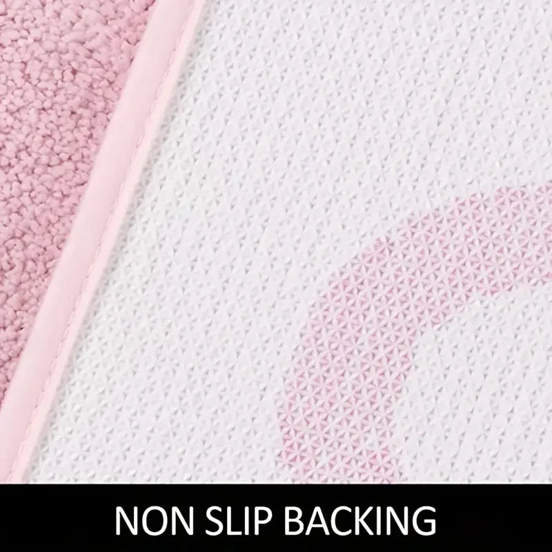 Tufted Designer Rug "Get Naked" Pink 80×50 cm