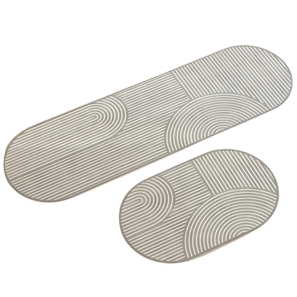 Matova Non-Slip Mats Set Absorbent Washable