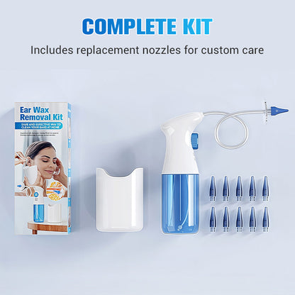 Ear Irrigation Set with Interchangeable Nozzles
