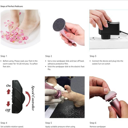 Electric Heel Remover for Healthy Feet