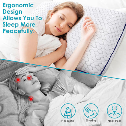 GeliPillex Cooling Gel Memory Foam Pillow