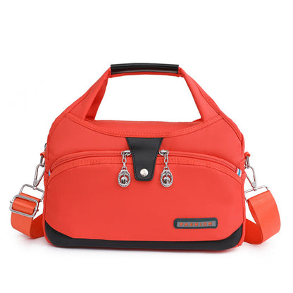 Nylon Crossbody Bag with Anti-Theft Protection