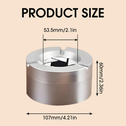 Stainless Steel Ashtray with Twist Lock Lid