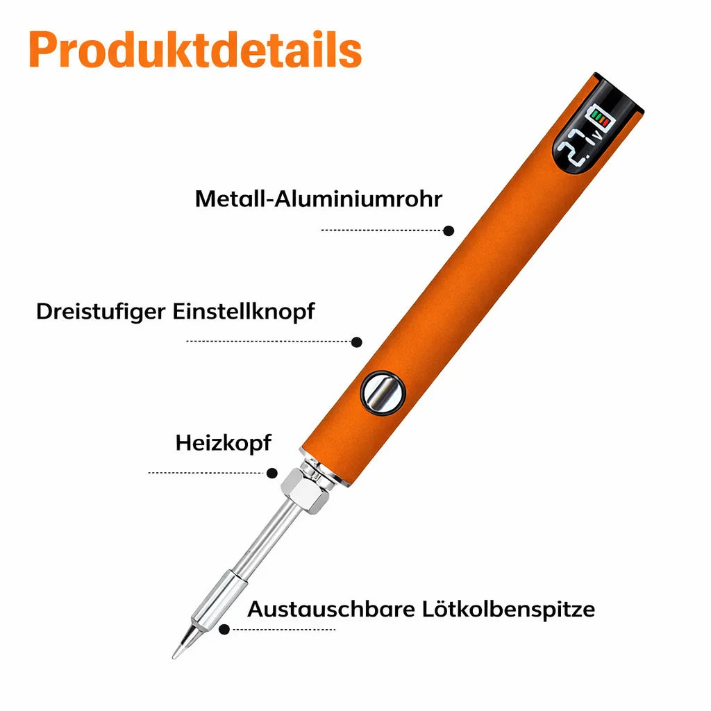 VoltEdge™ — Precise Soldering Anywhere, Anytime – Perfectly Controlled, Stress-Free, Ready to Use Instantly!