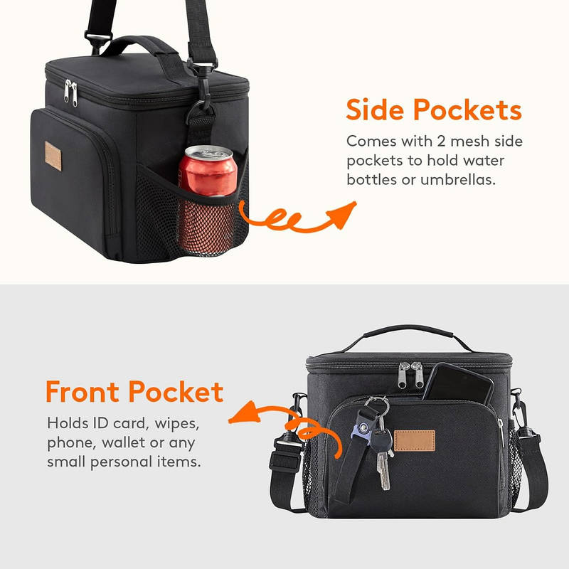 Insulated Lunch Bag with Cooling Function, 15 Liters