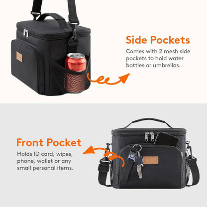 Insulated Lunch Bag with Cooling Function, 15 Liters