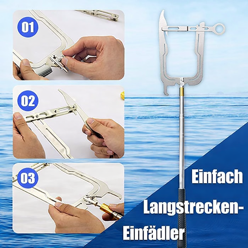 Stainless Steel Telescopic Dock Hook for Boats