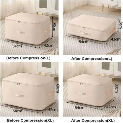 Storage Bag for Bedding with 40% Space Savings