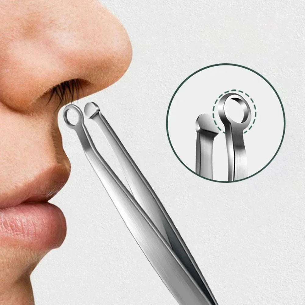 Stainless Steel Nose Hair Scissors with Rounded Tip