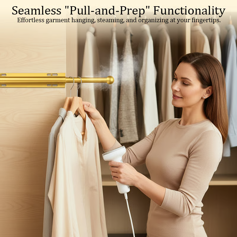 LuxHanger Valet Rod System for the Wardrobe