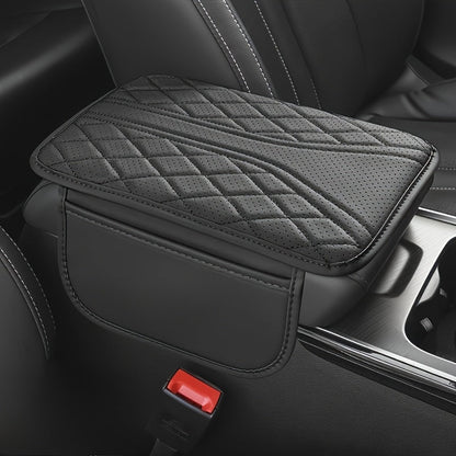 Car Armrest Organizer PU Leather with Pocket
