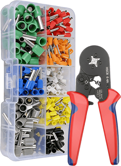 Ferrule Set with Crimping Tool