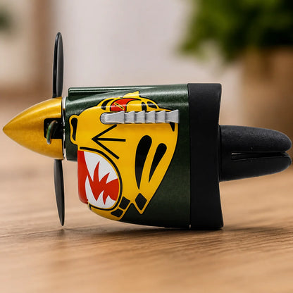 AeroLegend™ — Bring Your Car to Life and Turn Heads with Rotating Airplane Charm!