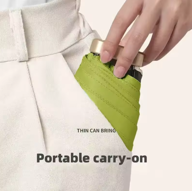 Mini pocket umbrella UV protection compact