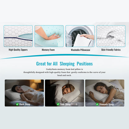 GeliPillex Cooling Gel Memory Foam Pillow