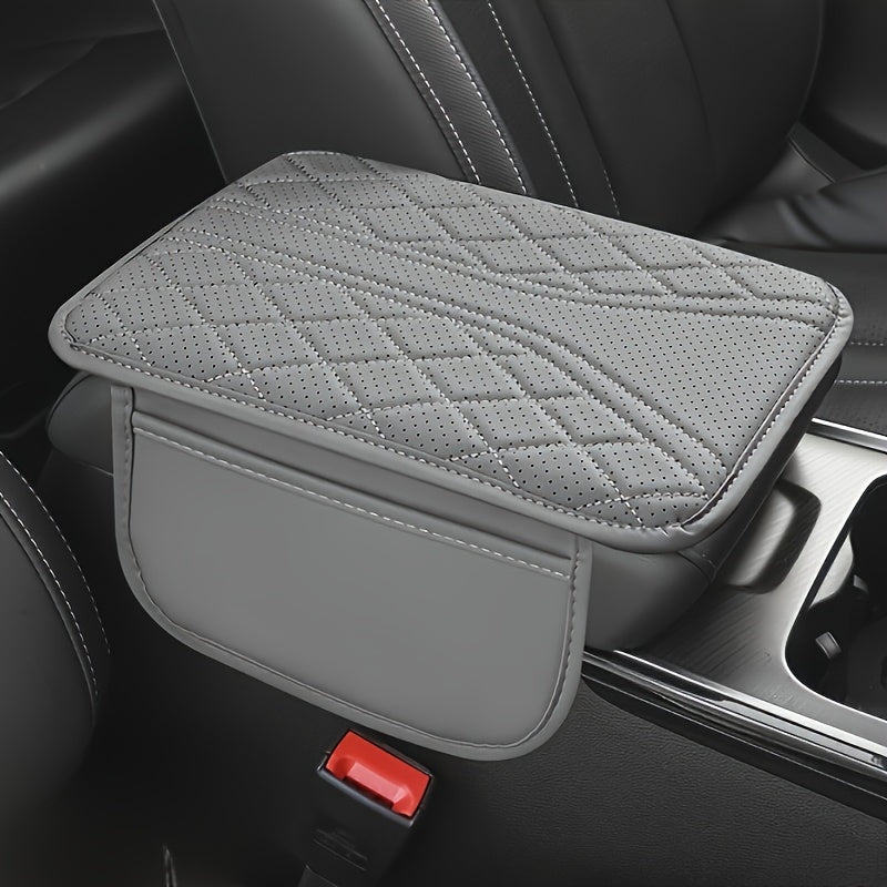 Car Armrest Organizer PU Leather with Pocket