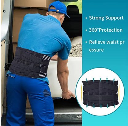 Lumbar Support Belt with Stays