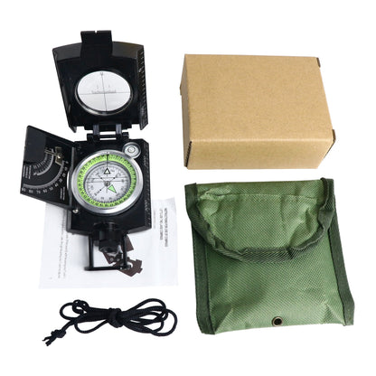Military Directional Compass with Clinometer