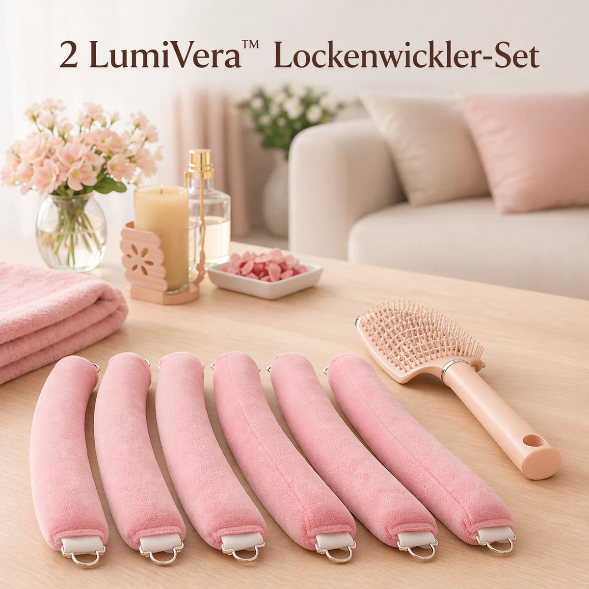 LumiVera™ — Heatless Curls Overnight for Natural Waves & Volume