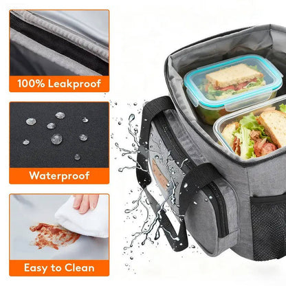 Insulated Lunch Bag with Cooling Function, 15 Liters