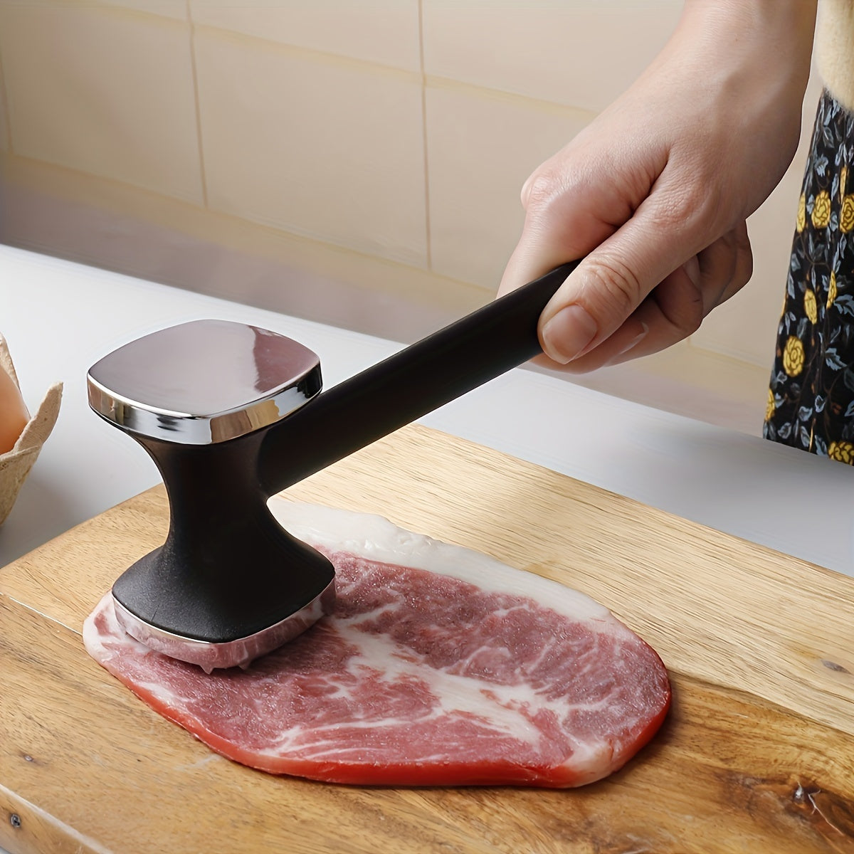 ProPounder Meat Tenderizer – Heavy Metal Meat Mallet