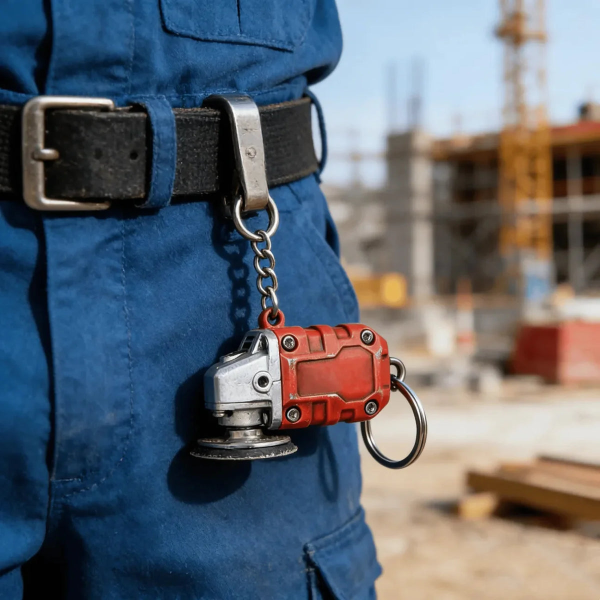 EdgeCraft™ Mini Grinder Keychain — compact, decorative, and always handy